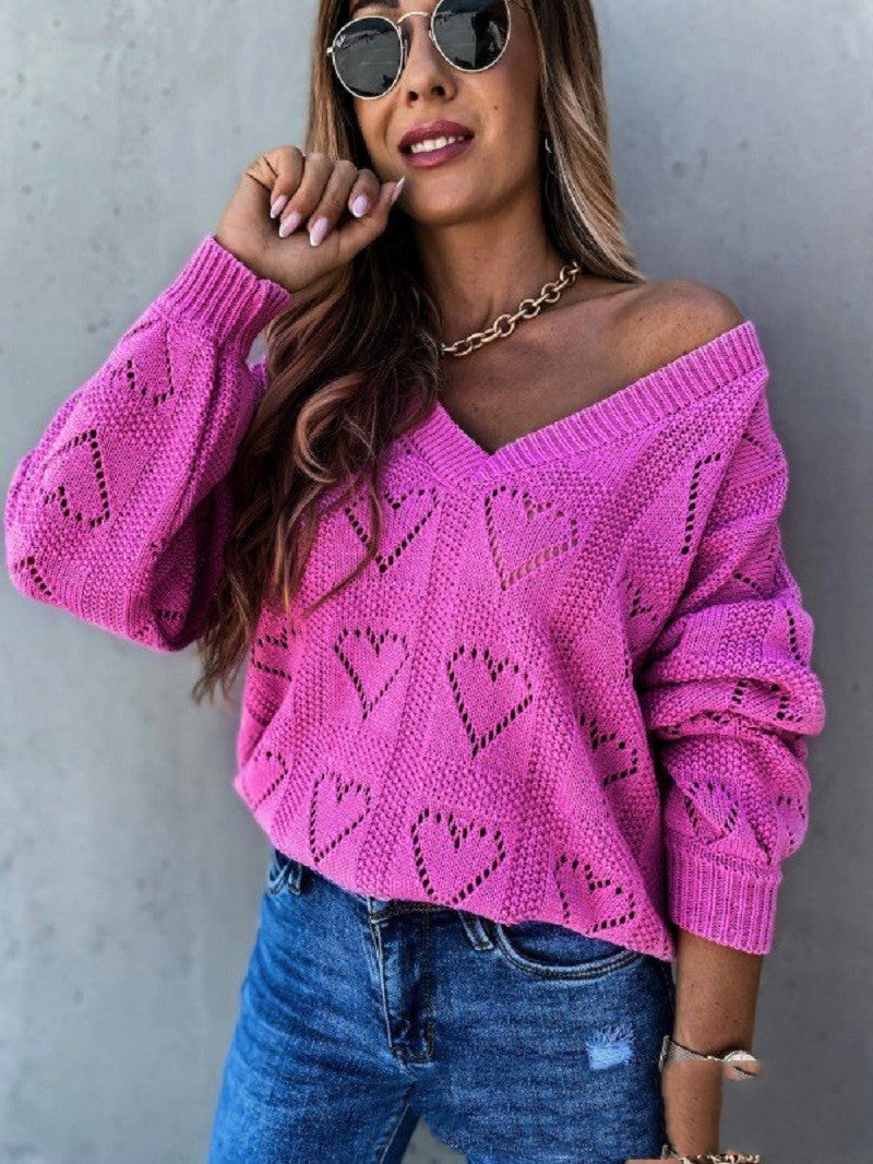 Women’s Hollow Knit Top
