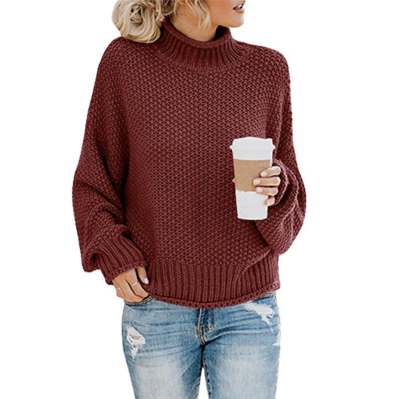 Winter Turtleneck Knitted Sweater