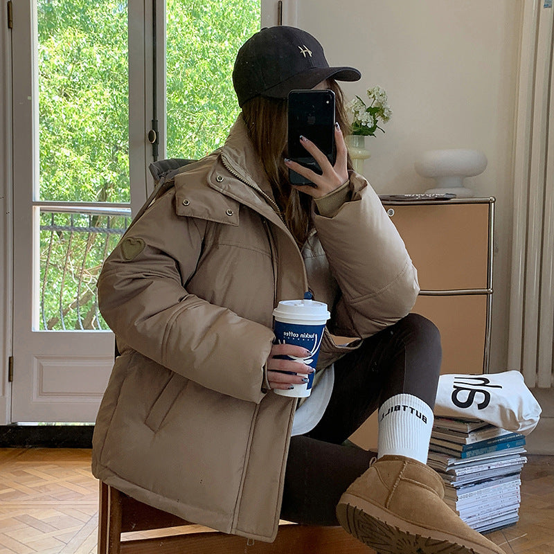 Thick Bread-Style Short Down Jacket