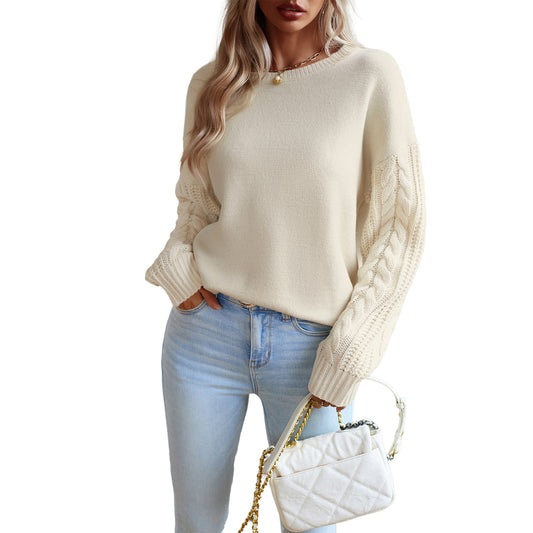 Women’s Simple Round Neck Sweater