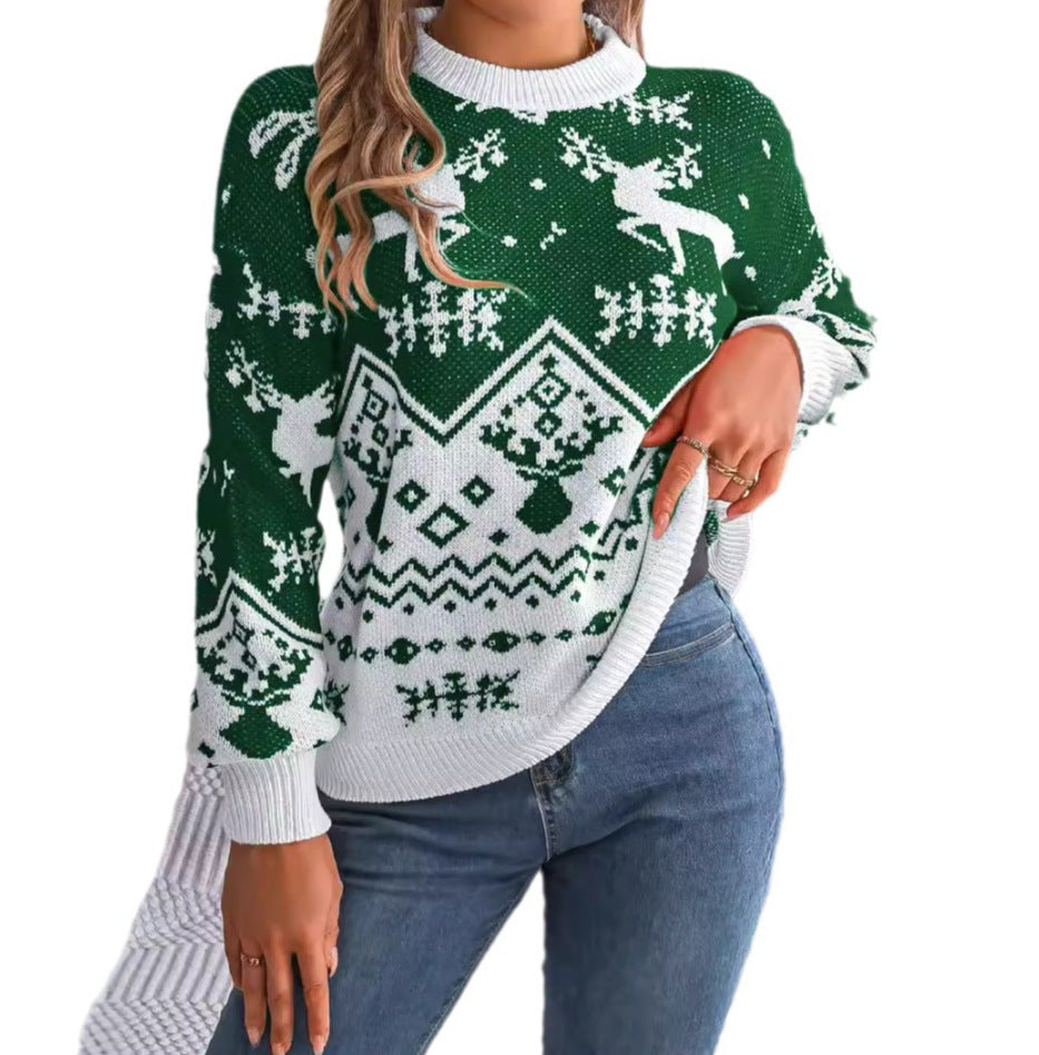 Women’s Pattern Christmas Hoodie Sweater