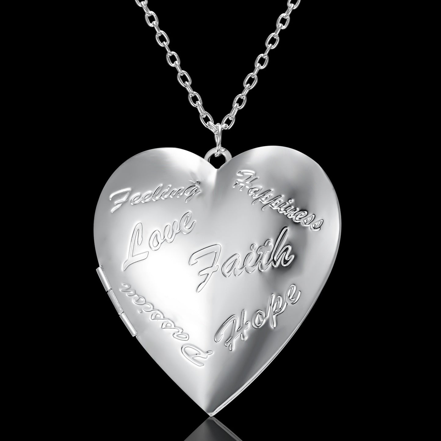 Personalized Heart Photo Necklace