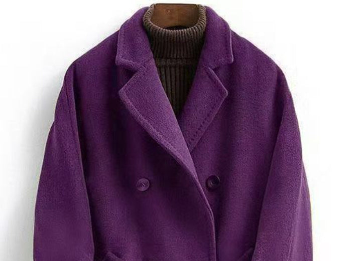 Double-Faced Long Wool Coat