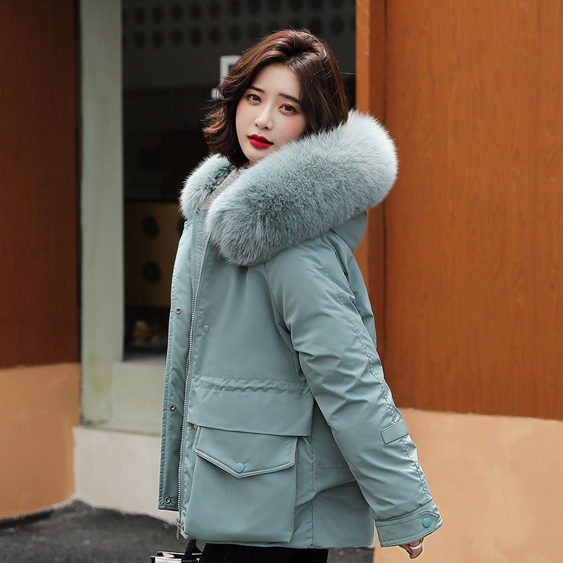 Plus Size Winter Fur Jacket