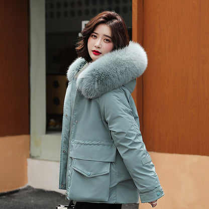 Plus Size Winter Fur Jacket