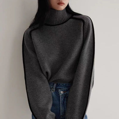 Women’s Half Turtleneck Loose Pullover