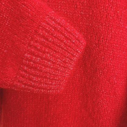 Women's Knitwear Comfort And Casual Printed Long Sleeve Round Neck Sweater