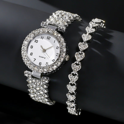 Women’s Luxury 2-Piece Watch & Bracelet Set