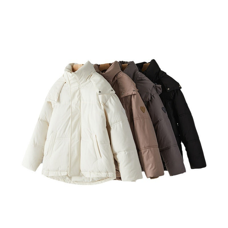 Thick Bread-Style Short Down Jacket