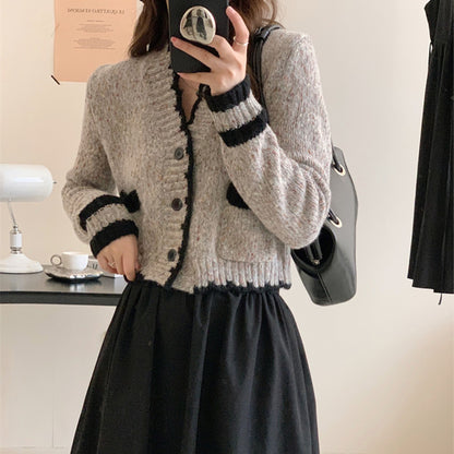 French Style Spring Knit Cardigan