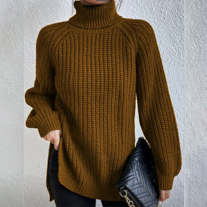 Women’s Split Turtleneck Pullover
