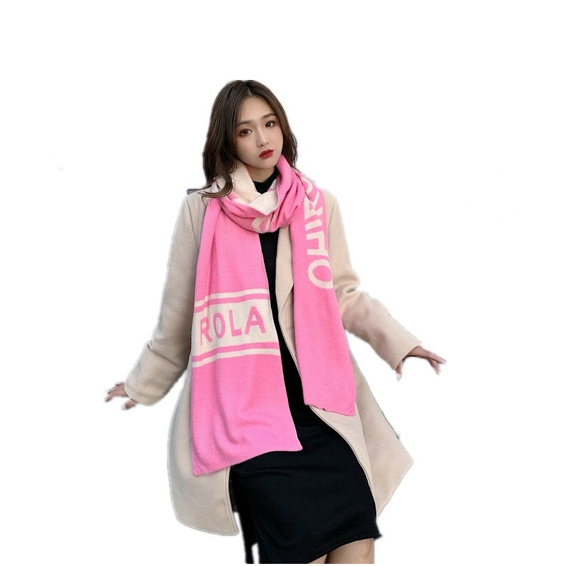 White Autumn And Winter All Match Scarf