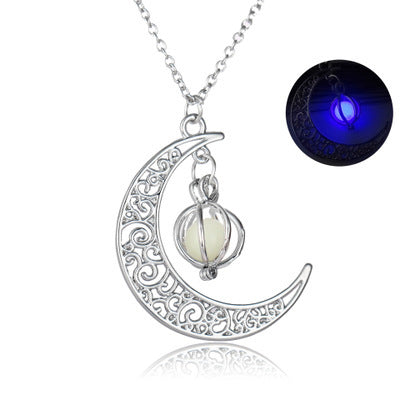 Luminous Moon Stone Healing Necklace