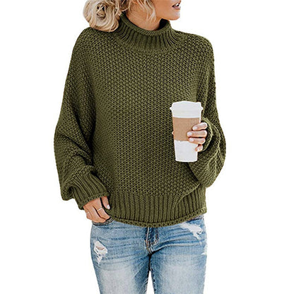 Winter Turtleneck Knitted Sweater