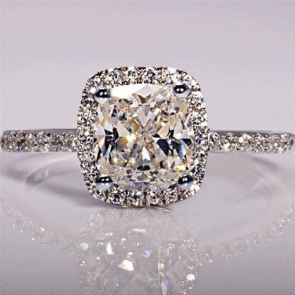 White Gold Bridal Engagement Ring
