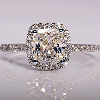 White Gold Bridal Engagement Ring