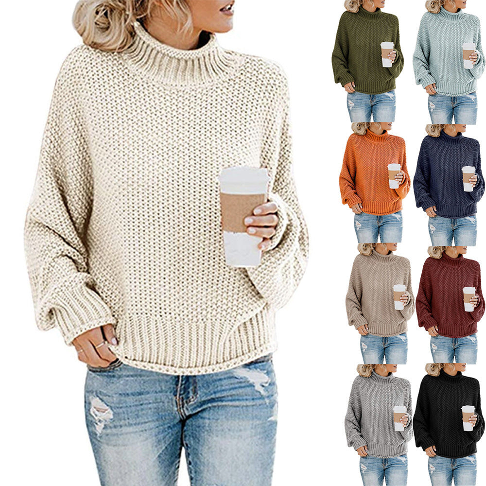 Winter Turtleneck Knitted Sweater