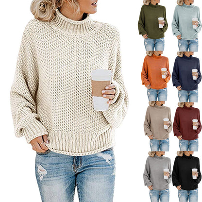 Winter Turtleneck Knitted Sweater