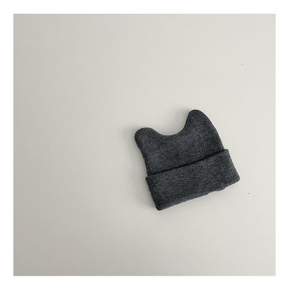Children's Woolen Cap Knitted Pullover Cap
