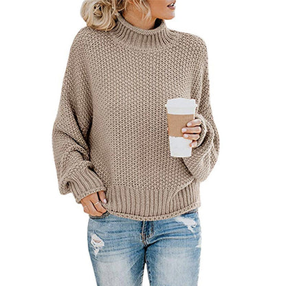 Winter Turtleneck Knitted Sweater