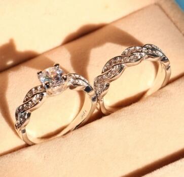 Couples Wedding Ring Set