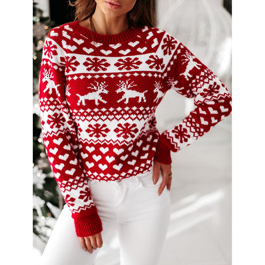 Christmas Elk Knit Sweater