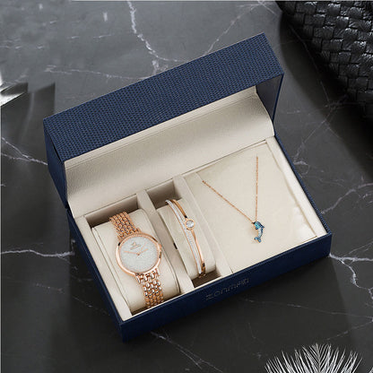 Luxury Women’s Watch & Jewelry Gift Set
