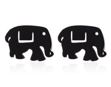 Gold Origami Elephant Charm Bracelet