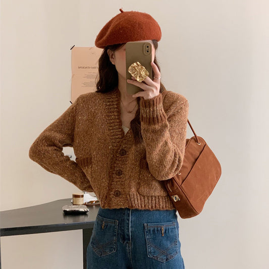 French Style Spring Knit Cardigan