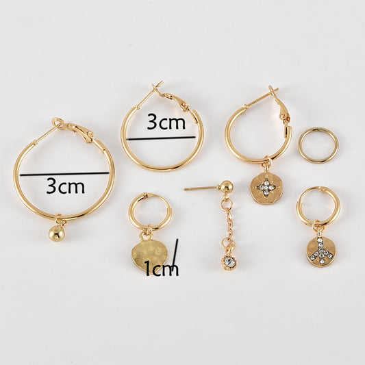 Women's ear hoop earrings