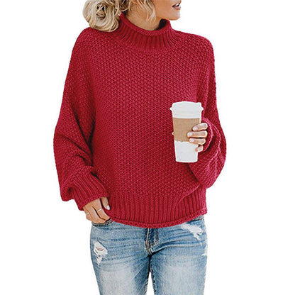 Winter Turtleneck Knitted Sweater