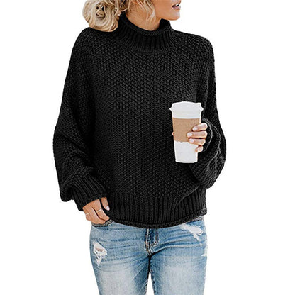 Winter Turtleneck Knitted Sweater