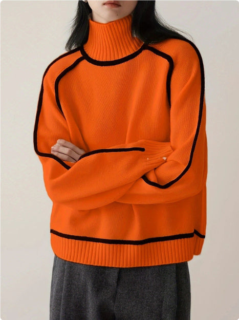 Women’s Half Turtleneck Loose Pullover