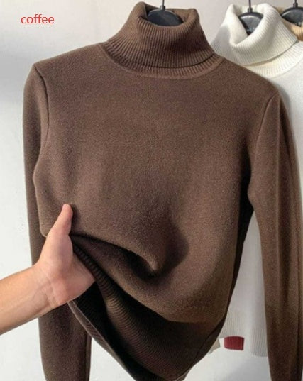 Fleece Turtle Neck Sweater