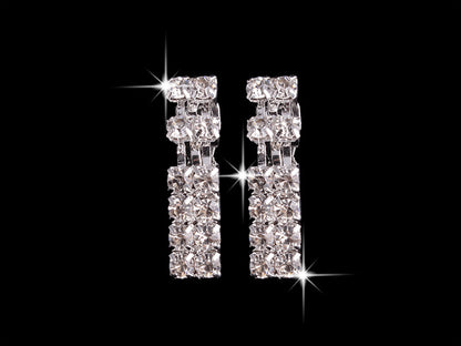 4-Piece Rhinestone Jewelry Set