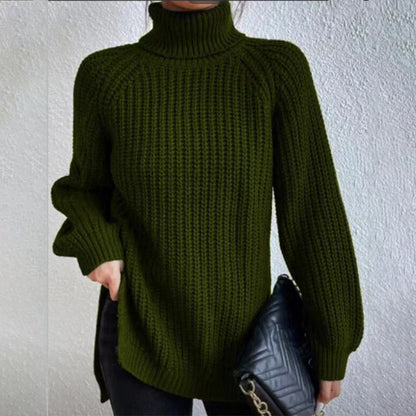 Women’s Split Turtleneck Pullover
