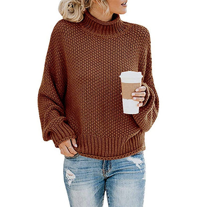 Winter Turtleneck Knitted Sweater