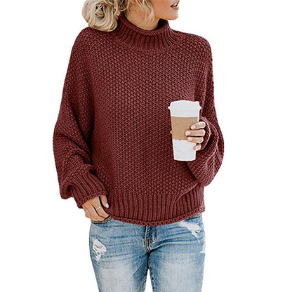 Winter Turtleneck Knitted Sweater