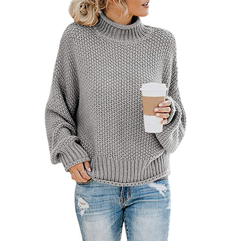 Winter Turtleneck Knitted Sweater