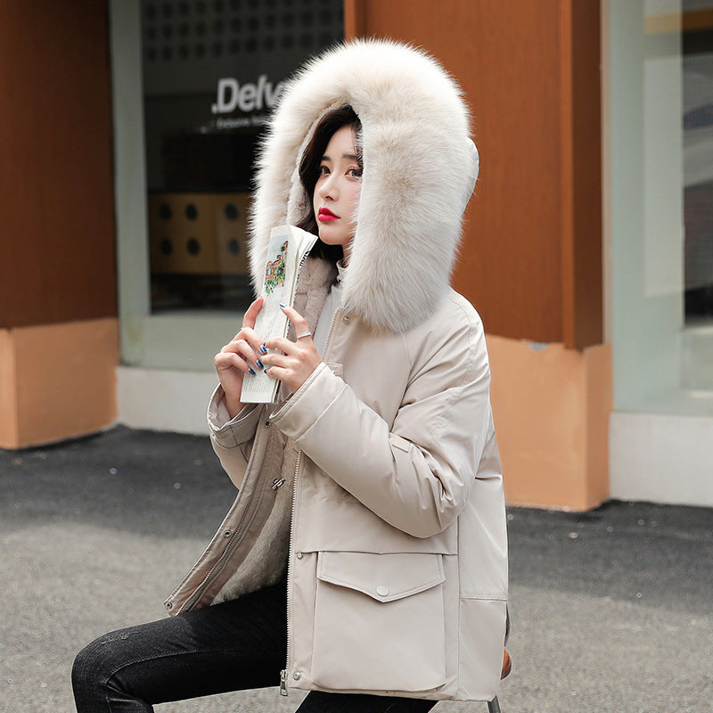Plus Size Winter Fur Jacket