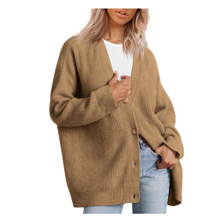 Women’s Solid Color Cardigan Sweater