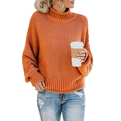 Winter Turtleneck Knitted Sweater