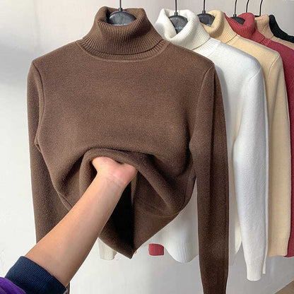 Fleece Turtle Neck Sweater