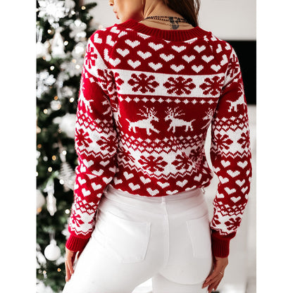 Christmas Elk Knit Sweater
