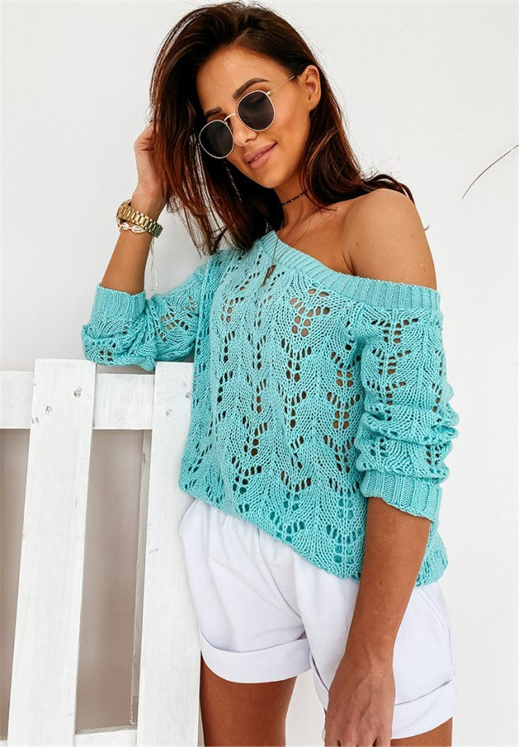 Women’s Hollow Knit Top