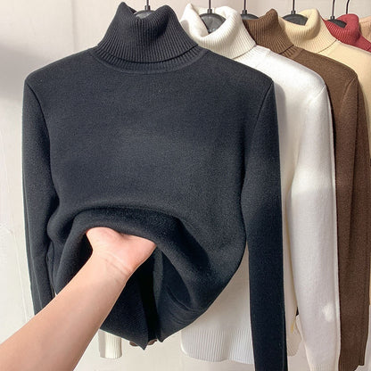 Fleece Turtle Neck Sweater