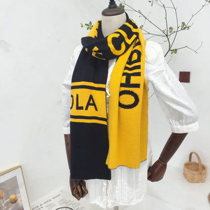 White Autumn And Winter All Match Scarf