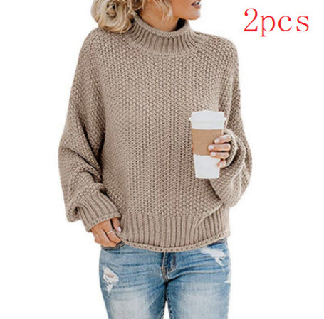Winter Turtleneck Knitted Sweater