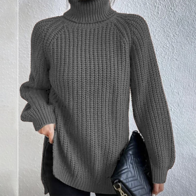 Women’s Split Turtleneck Pullover