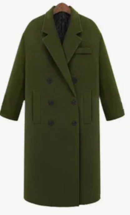 Double-Faced Long Wool Coat